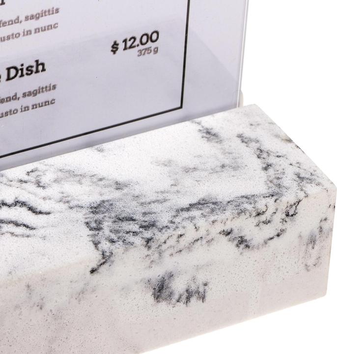 Produktbild Europel Tischaufsteller, DIN A5 hoch, Polystone weiá (A5)