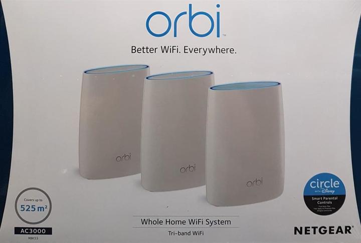 Actual product image Netgear Orbi RBK53 Mesh WiFi Set