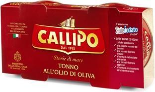 Callipo Thon à l'huile d'olive en boîte Cluster 2x160g (320 g)