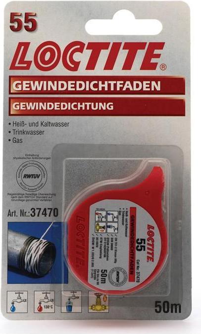 Loctite Gewindedichtfaden (Weiss, White, 50 ml)