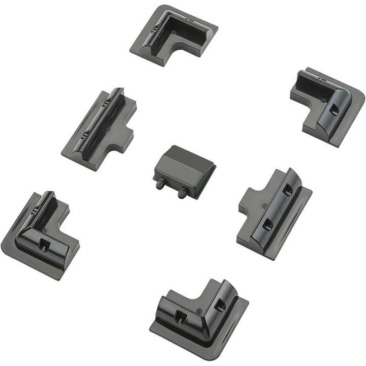 Actual product image Voltima 7-piece short complete mounting set for solar installation (Black)
