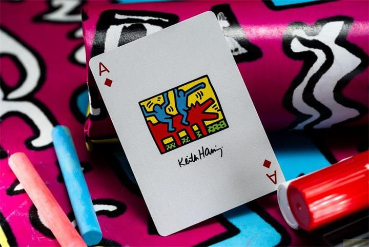 Actual product image Theory11 Keith Haring playing cards