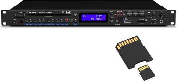 Tascam Medien-Player CD400UDAB mit Speicherkarte (CD Player)