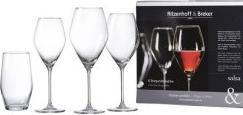Produktbild Ritzenhoff & Breker Rotweinglas "SALSA", 0,47 l spülmaschinengeeignet, bauchige Form, Höhe: 250 mm (47 cl, 6 Gläser, Rotweingläser)