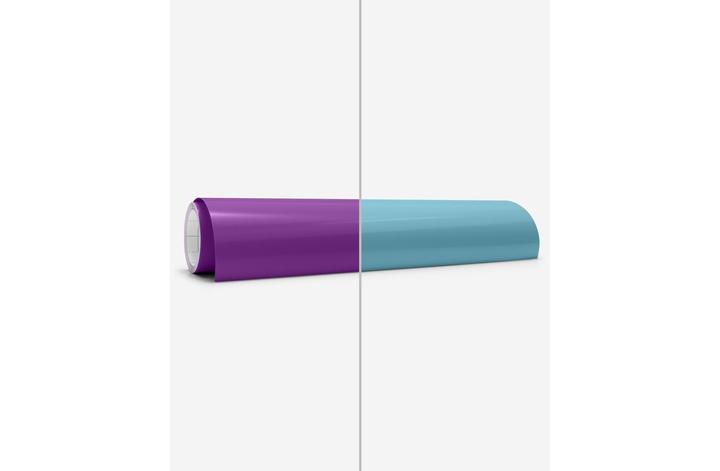 Produktbild Cricut Vinylfolie Wärmeaktiviert 30 x 60 cm, Violett/Türkis (1 x)