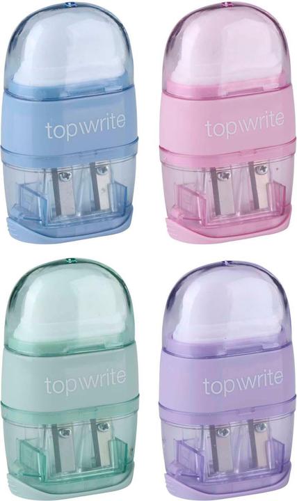 Produktbild Topwrite Eraser and sharpener 4as