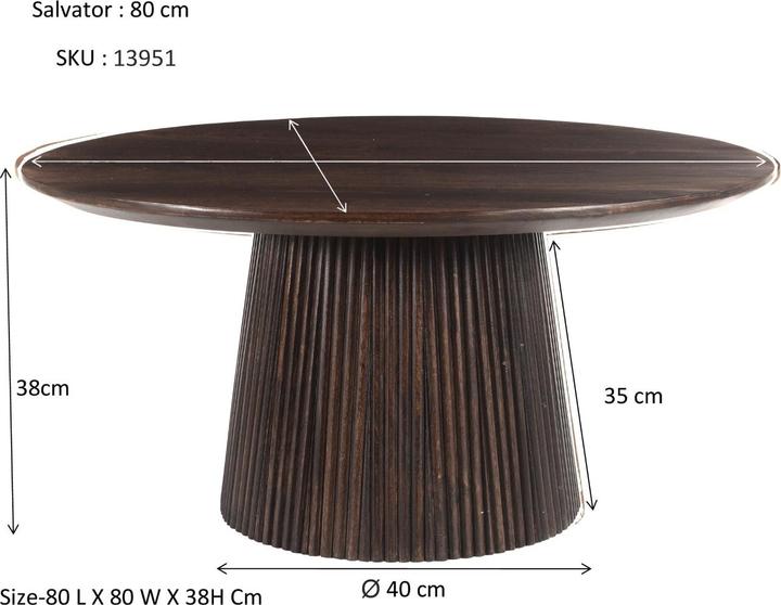 Produktbild Livingfurn Salvator (80 x 80 x 38 cm)