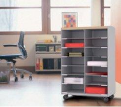 Produktbild Paperflow Rollwagen mit 9 Fächern
