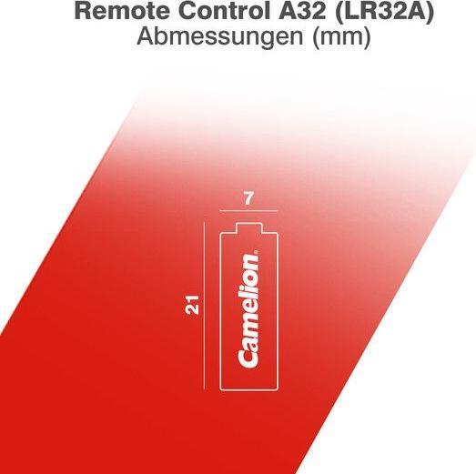 Produktbild Camelion LR32A Spezial-Batterie 32 A Fl (1 Stk., 32A, 26 mAh)