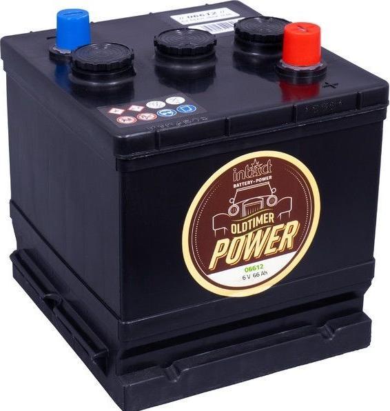 Produktbild Intact Oldtimer-Power 66Ah 6V Oldtimerbatterie 06612GUG (6 V, 66 Ah, 360 A)