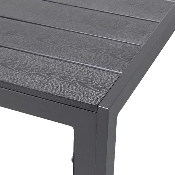Produktbild Mojawo Nonwood Gartentisch Aluminium anthrazit 150x90cm (150 cm)