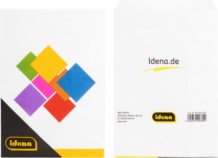 Produktbild Idena Papiertüten C6 100 Stück 13x20cm (Geschenkbox, 100 x)