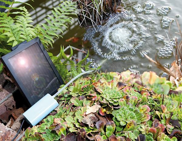 Produktbild Wetelux Solar Teichbelüfter, 100 l/Std. - Komplett Set
