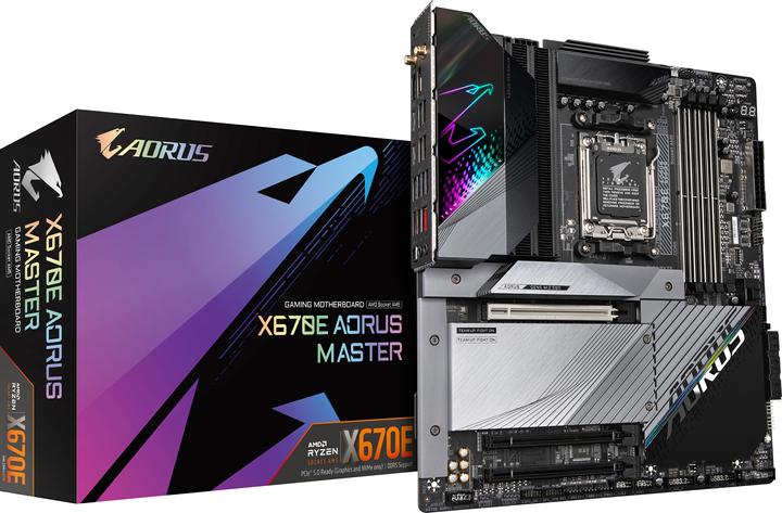 Produktbild Gigabyte X670E AORUS MASTER (AM5, AMD X670E, E-ATX)