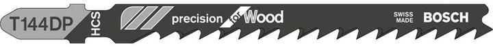 Bosch Professional Zubehör PRO Wood precise T144DP Stichsägeblatt, 100 mm, 5-tlg.