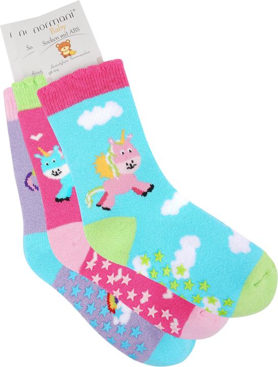 Produktbild Normani 3 Paar Kindersocken mit ABS-Druck (3er Pack, 98/104)