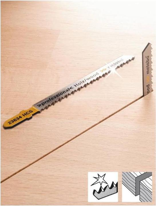 Image du produit Metabo Lames de scie sauteuse T 101 B (5 pces)