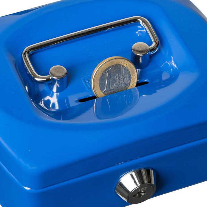 Produktbild Idena Geldkassette Mini 125x95x60mm, blau