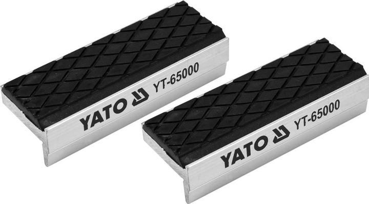 Produktbild Yato Profi Schraubstock-Schutzbacken 75mm Aluminium mit Soft-Beschichtung YT-65000
