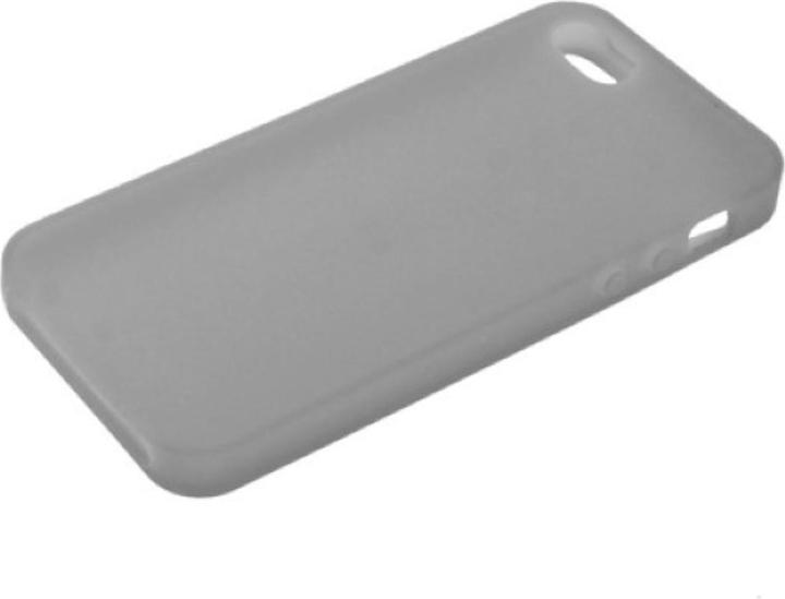 Produktbild König Design Schutzhülle Silikon Hülle für Handy iPhone 5 & 5s Grau (Apple iPhone 5)