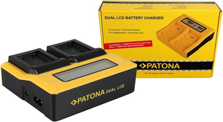 Image du produit Patona Chargeur Sony NP-FW50 à double écran LCD (Chargeur de batterie d'appareil photo)