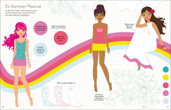 Actual product image My Fashion Sticker Book: Summer Collection