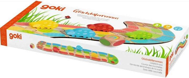 Actual product image Goki Lucky Beetle Race Dice Game (French, German, Italian, English)