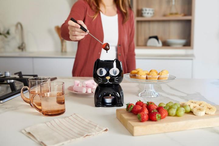 Actual product image Balvi WAKE CAT chocolate fondue set (Chocolate fondue)