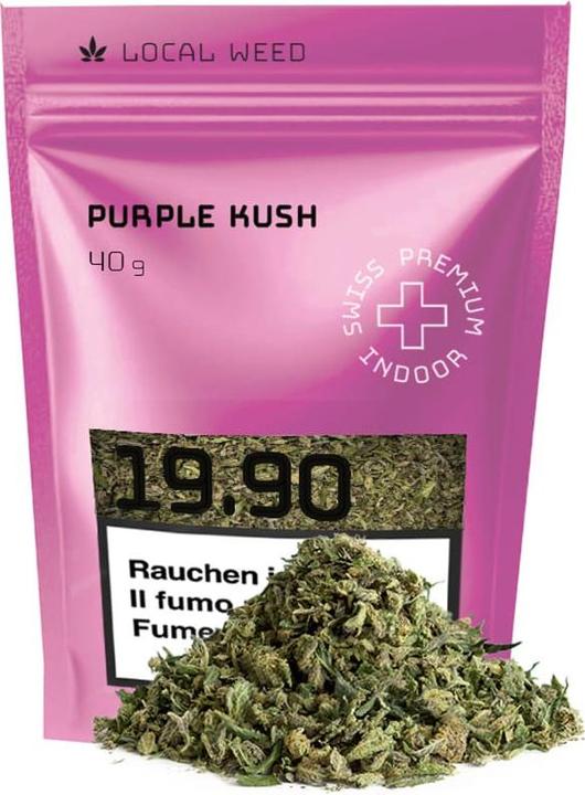 Local Weed Purple Kush Trim (40 g, Indoor)