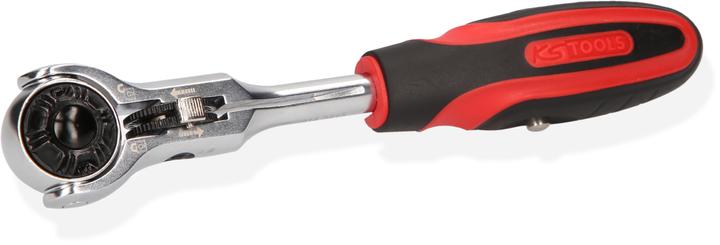 Produktbild KS Tools 1/4 MODIFIX Mini-T-Griff-Schwenkkopf-Knarre, 72 Zahn (1/4")