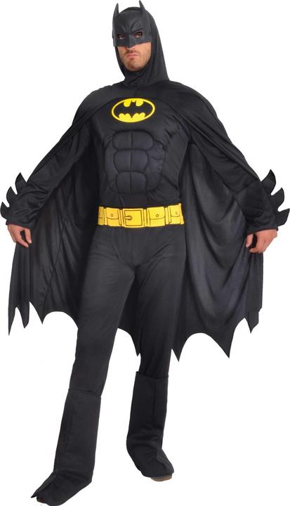 Actual product image Ciao Deluxe Batman costume with muscles (headpiece with cape, full suit with muscles, belt, mask (L)