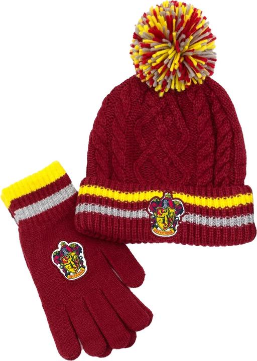 Image du produit Ensemble Bonnet & Gants Gryffondor adulte unisexe
