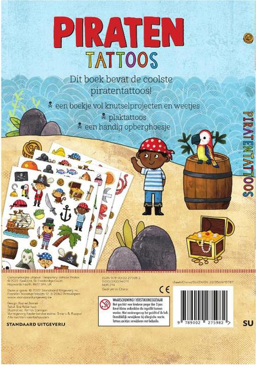 Actual product image Tattoos pirates