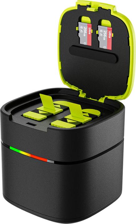Actual product image Telesin Fast charge box +2 battery for GoPro Hero 9/10/11 GP-FCK-B11 (11, 12, GoPro Hero 9)
