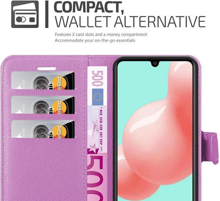 Actual product image Cadorabo Book with stand function cover (Samsung Galaxy A41)