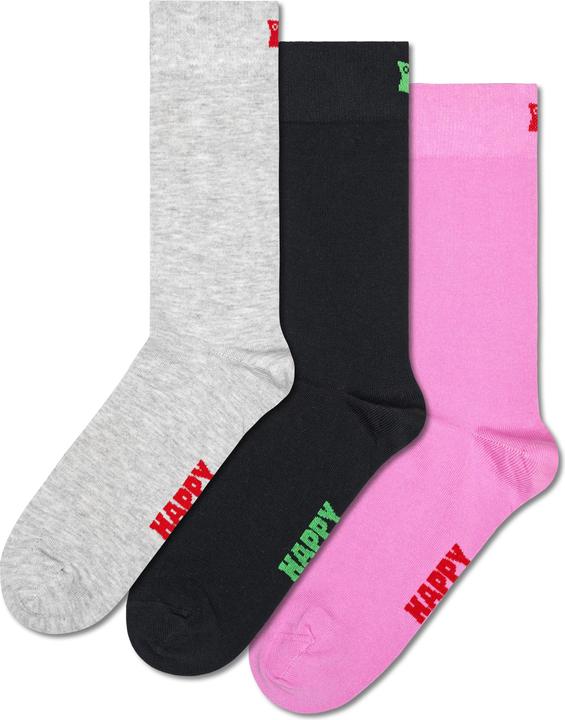 Happy Socks Solid Socks (3er Pack, 36 - 40)