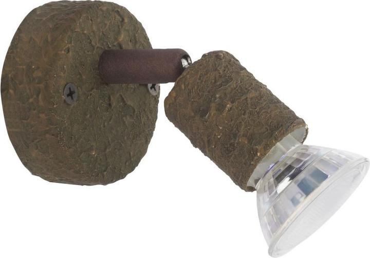 Actual product image Globo LED spotlight OLANA, metal rust-coloured, 57381-1R (GU10)