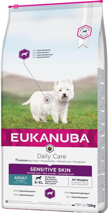 Actual product image Eukanuba Sensitive Skin (Adult, 1 pcs., 12000 g)