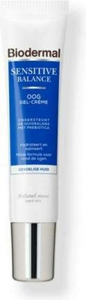 Immagine prodotto Bioderma Biodermal Sensitive Balance Eye Gel-Crema - Trattamento viso con acido ialuronico - Crema occhi per (Gel, 15 ml, Giorno)