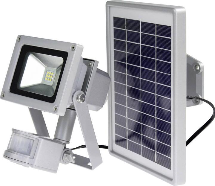 Actual product image As - Schwabe LED solar spotlight with motion detector (550 lm, IP44)