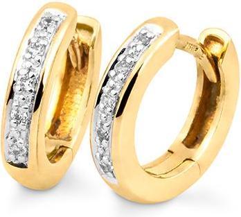 Breuning Creolen - BRILL 0,09 Ct. H/si (750/18 K Gold)