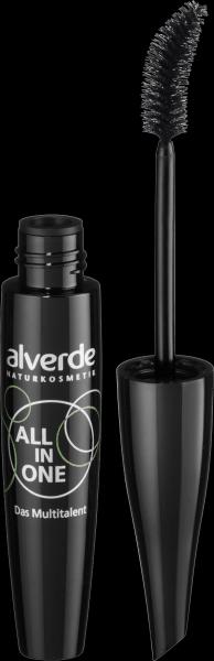 dm alverde Wimperntusche Mascara All in One 010 Schwarz (Schwarz)
