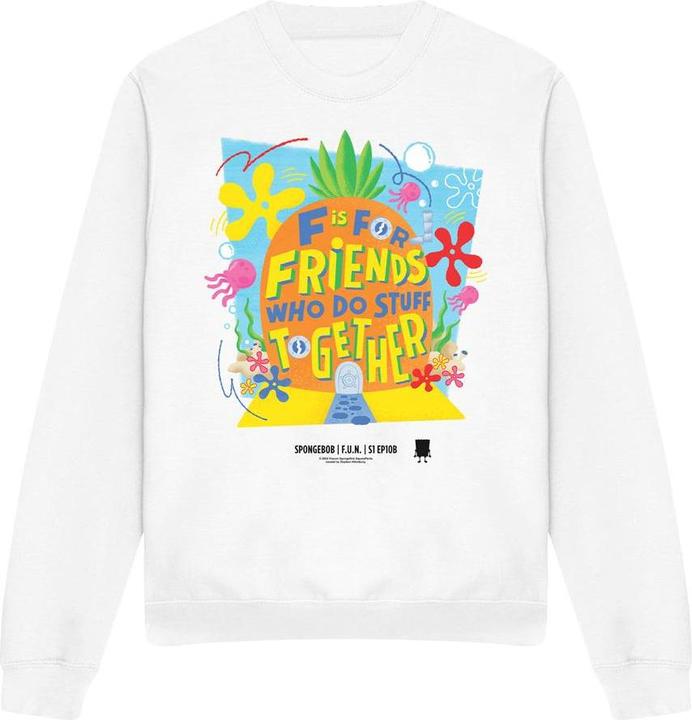 Immagine prodotto Spongebob Squarepants Friends Felpa Ananas Adulto Unisex (XL)