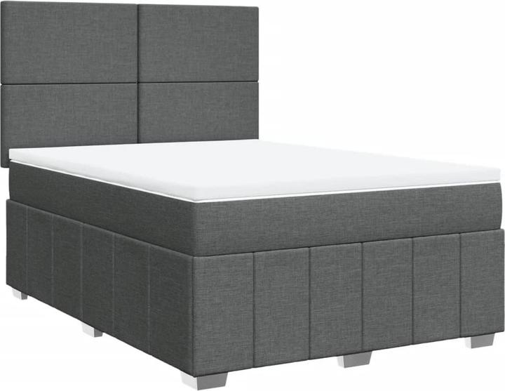 Produktbild VidaXL Bo x springbett mit Matratze 200 x 200 cm Stoff (200 x 200 cm, 200 x 200 cm)