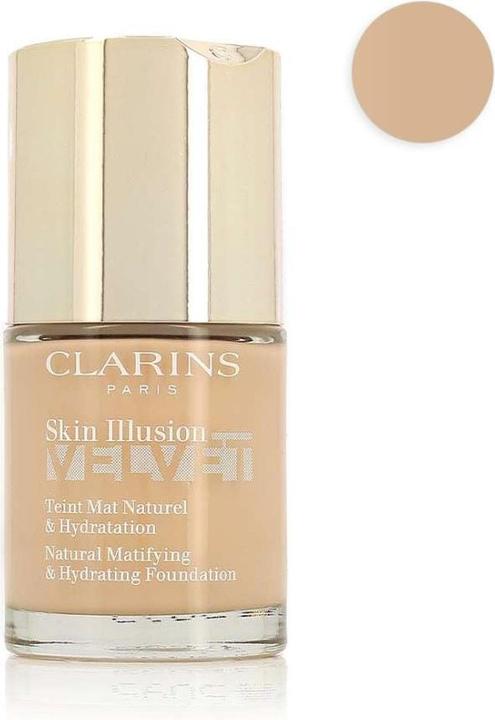 Actual product image Clarins Skin Illusion Velvet No.107C Beige (No. 107C Beige)