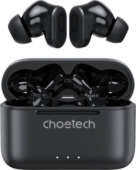 Immagine prodotto Choetech Auricolari wireless TWS BH-T15 ANC+ENC (nero) (ANC, 6 h, Senza fili)
