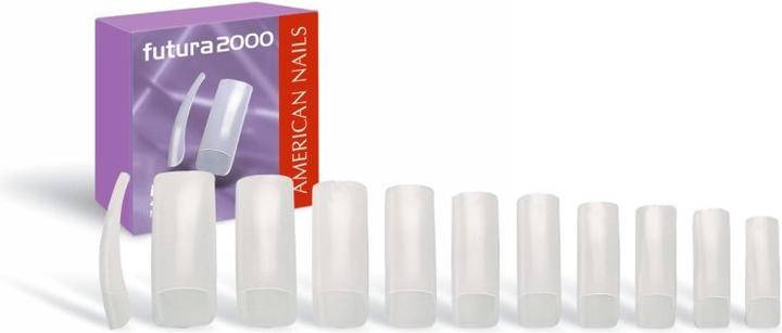 American Nail FUTURA2000 Gr. 10 Nachfüllpack (Kunstnägel, Milchig)