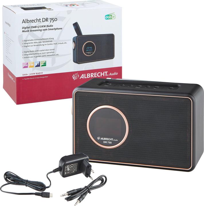 Produktbild Albrecht DR 750 (FM, DAB+, Bluetooth)