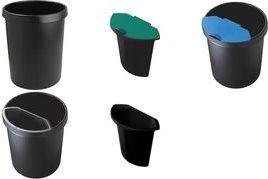 Actual product image Helit Wastebasket 45l yellow (45 l)