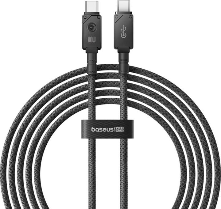 Immagine prodotto Baseus Cavo dati a ricarica rapida da USB-C a USB-C 100W, 2m - Nero (2 m, 100 W)